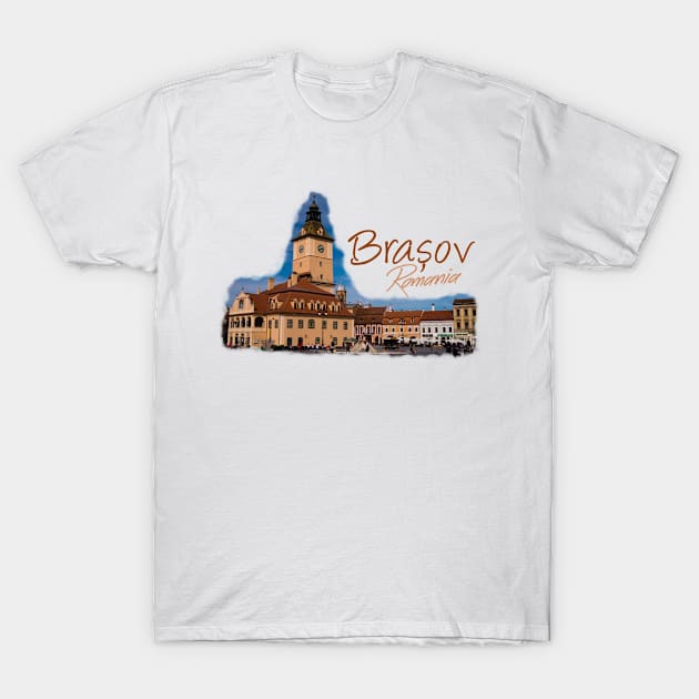 Brasov Romania T-Shirt by RaeTucker